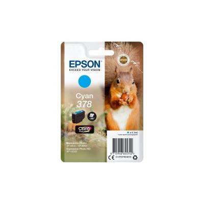 Epson Squirrel Singlepack Cyan 378 Claria Photo HD Ink