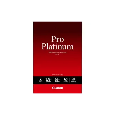 Canon PT-101 Pro Platinum Fotopapier A3 – 20 Blatt