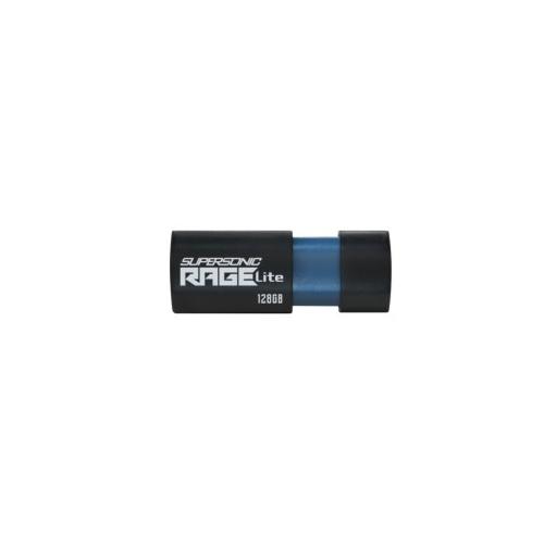 Patriot Memory Supersonic Rage Lite USB-Stick 128 GB USB Typ-A 3.2 Gen 1 (3.1 Gen 1) Schwarz, Blau