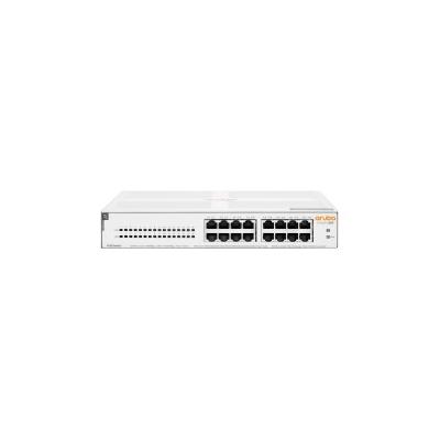 Aruba Instant On 1430 16G Class4 PoE 124W Unmanaged L2 Gigabit Ethernet (10/100/1000) Power over (PoE) 1U Weiß