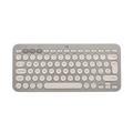 Logitech K380 Tastatur Bluetooth QWERTY Italienisch Sand