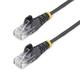 StarTech.com 0.5 m Cat6-Kabel - Schlank Snagless RJ45-Anschlüsse Schwarz