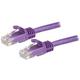 StarTech.com 7,5m CAT6-Kabel - lila violett CAT6-Patchkabel Snagless RJ45 ETL