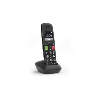 Gigaset E290HX Analoges/DECT-Telefon Anrufer-Identifikation Schwarz