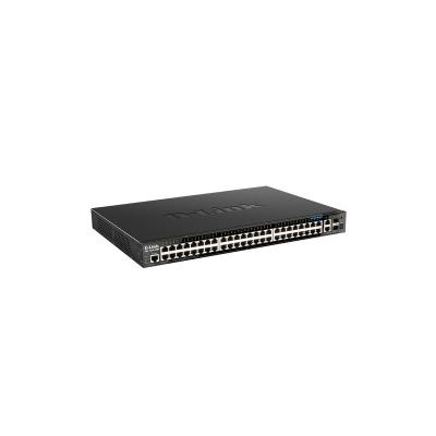 D-Link DGS-1520-52MP Netzwerk-Switch Managed L3 Gigabit Ethernet (10/100/1000) Power over Ethernet (PoE) 1U Schwarz