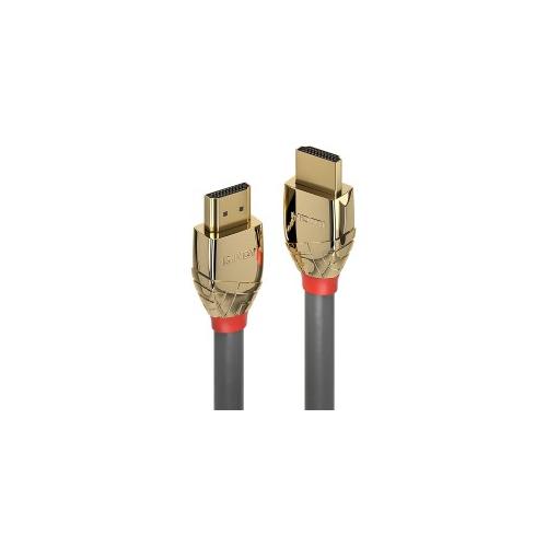 Lindy 37864 HDMI-Kabel 5 m HDMI Typ A (Standard) Gold, Grau