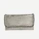 New Arrival Short Fashionable Yk Style Minimalist Card Holder Coin Purse Rock Style Iron Chain Attached Elegant Clutch Wallet For Women With Wrist Str