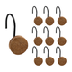 pcsSet Wooden And Stainless Steel Shower Hooks With Strong Load Bearing And AntiRust Function For BathroomKitchen Decoration And Accessories