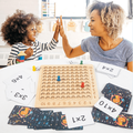 Mathematics Early Education Toy For Teaching Kids Multiplication Table And Timetable Helps With Exercising The Brain TwoPerson Competitive Multiplicat