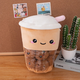 Cute Stuffed Boba Plush Bubble Tea Food Milk Cup Plushie Pillow Soft Kawaii Hugging Plush Toys Gifts Balls