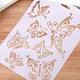 X IN PC DIY Butterfly Painting Stencils Tool Reusable Drawing Templates For Coloring Embossing Album Signs On Paper Scrapbook Wood Canvas