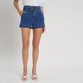 Oring Belted Denim Shorts