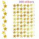 Sheets PCS Holographic Star Stickers Golden Stickers Teacher Stickers for Kids Reward Small Foil Star Stickers Glitter Star Stickers for Students Spa
