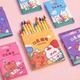 Childrens Clean Hands Wax Crayons Set Primary School Art Doodle Oil Painting Stick Multicolor Drawing Pen School Activities Student Rewards Small Gift