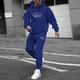 Spring And Autumn New Casual Sweatsuit Mens Sports Suit Hoodie Set For Autumn And Winter Gym Clothes Men Athletic Suit Tracksuit