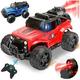 VATOS Remote Control Car For Kids RC Monster Truck With Mist Spray LED Lights Remote Control Stunt Car Fast Speed Electric Offroad Toy Vehicle For B