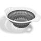 pc Collapsible Colander Silicone Food Strainer with Plastic Handles Vegetable and Fruit Kitchen Draining Pasta Foldable Strainer Colander Dishwasher