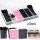 Pcs Makeup Tools Kit Case Eyebrow Brush Eyelash Mascara Wands Lipstick Lip Brush Disposable Eyeliner Eyeshadow Applicators Makeup Accessories With Org