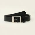 pc Fashionable And Versatile Children Belt With Wide Buckle Decorated With Japanese Word Perfect For Daily Wear