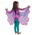 Kids Elf Style Butterfly Wings Costume Set Cape Suitable For Girls Aged And Stage Performance Above Years Old Cute Decorative Outdoor Toy Color Patt