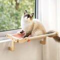 MEWOOFUN Cat Hammock Radiator DualUse Cat Window Hammock For Indoor Cats Adjustable Wood Cat Radiator Beds Cat Window Beds Holds Up kg xcm