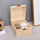 pc Rectangular Pine Wood Jewelry Box With Elegant Lock Desktop Organizer Open Lid Design Used For Watch Ring Jewelry Storage