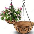 set Outdoor Barbecue Gardening Flower Pot Chain Double Hook Iron Chain Flower Basket Hanging Chain Home Decoration Hanging Bird Cage Lamp Hanging Chai