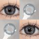 Pair Blue Gray Color Contact Lenses For Eyes Cosmetic Eye Makeup Beauty Yearly Disposable mm