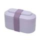 pc New Couple Picnic Camping Bento Box Microwaveable Outdoor Double Layer Lunch Box With Strap Sealed Kitchenware