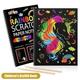 pc Doodle Book Hand Painted Creative With Pen Decorate Artistic Creation Improve HandsOn Ability Rainbow Art Craft Scratch Painting Paper Coloring Toy