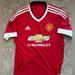 Adidas Shirts | Adidas Manchester United Home Soccer Jersey | Color: Red/White | Size: M