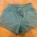 Athleta Bottoms | Athleta Girls Shorts L/12 Athletic Running Workout Shorts Light Green / Teal | Color: Green | Size: 12g