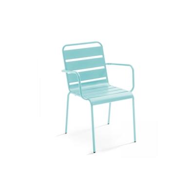 Oviala Business Sessel aus türkisfarbenem Metall