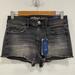 American Eagle Outfitters Shorts | Aeo Nwt Size 6 High Rise Shortie Black Denim Cut Off Jean Shorts Stretch Grunge | Color: Black | Size: 6