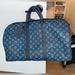 Louis Vuitton Bags | Louis Vuitton Duffel Bag, Keepall Bandoulire 50 | Color: Black/Blue | Size: Os