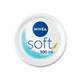 NIVEA Soft Moisturising Cream (500ml) A Moisturising Cream Face Body Hands Vitamin E Jojoba Oil Hand Cream Moisturises Deeply All-Purpose Day Cream