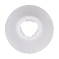 12 Pack Plastic Radiator Pipe Covers Pipe Collars for 15 mm Diameter Pipe (White)