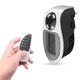 Portable Warmer Electric Heater Fireplace Wall Room Heating Stove Mini Home Radiator Remote Con