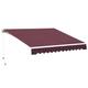 Outsunny Garden Sun Shade Canopy Retractable Awning, 3 x 2.5m, Wine Red