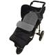 Footmuff / Cosy Toes Compatible with Out n About Nipper Single 360 Pushchair Dolphin Grey