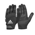 (Black, M) Adidas Full Finger Performance Gloves Weight Lifting Gym Fitness Exercise Workout