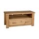 Seconique Tortilla 1 Drawer Flat Screen TV Unit - Distressed Waxed Pine