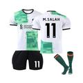 (XS(160-165CM)) 2023/24 Liverpool Away Jersey #11 M.Salah Soccer Jersey Kits