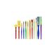 Children's Paint Brushes,12 Pieces Kids Art Paint Brush Sponge Paint Brushes, Childrens Artist Paint Brushes Set for Watercolor, Oil, Acrylic, Fa