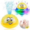 2 in 1 Infant Children's Automatic Induction Water Spray Sprinkler Buddy Bath Fun Toddlers Kids Toys with Music and Flashing Lights