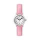 Timex Kids Watch White Dial Analogue Display and Pink Leather Strap (T79081)