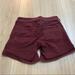 American Eagle Outfitters Shorts | American Eagle Outfitters Midi Maroon Jean Shorts Denim | Color: Purple/Red | Size: 0