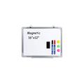 A3 Magnetic White Board 40cm x 30cm Small Dry Erase Whiteboard with Dry Eraser Markers and 3 Magnets, Mini Drywipe Whiteboard for Home School Office