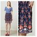 Anthropologie Skirts | Anthropologie Maeve Adela Beaded Boho Skirt Sz Small | Color: Blue/Red | Size: S