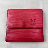 Louis Vuitton Bags | Louis Vuitton Malletier Vintage Red Credit Card Epi Leather Trifold Wallet | Color: Red | Size: Os